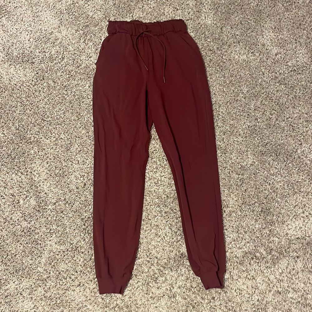 Stretch High-Rise Jogger, full length.